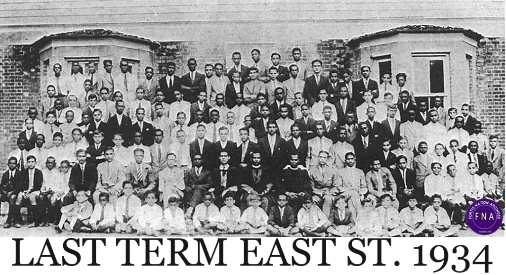 LAST TERM EAST ST. 1934