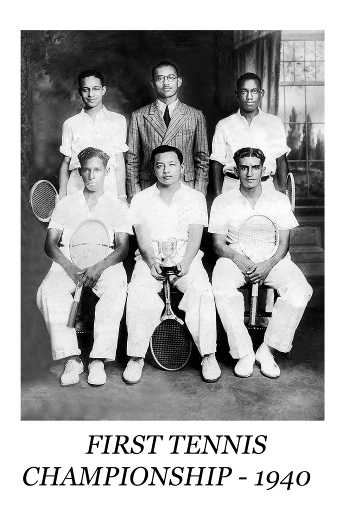 FIRST TENNIS CHAMPIONSHIP- 1940